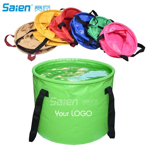 

30l collapsible bucket foldable water container portable folding wash pail for beach travel camping fishing gardening car wa242m