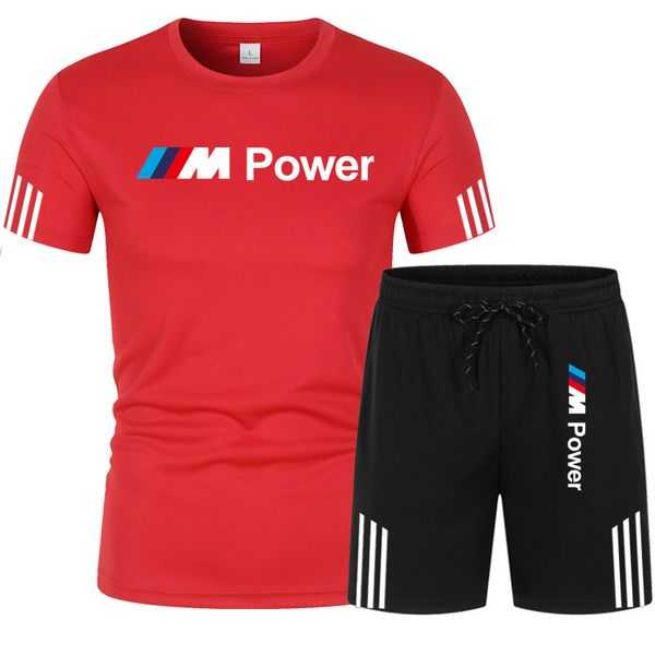 

men's fashion sportswear with letters summer sportswear short sleeve pullover jogger pants set o neck sportswear 5xl, Gray