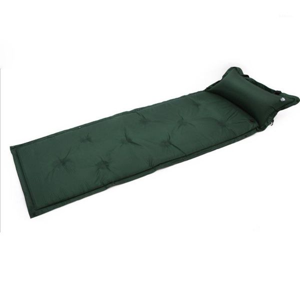 

outdoor pads waterproof automatic inflatable self-inflating damp proof sleeping pad tent air mat mattress with pillow for camping