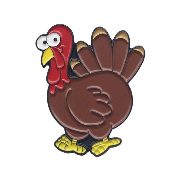 

christmas chick hard enamel pins collect funny anime metal cartoon brooch backpack collar lapel badges fashion jewelry gifts, Blue