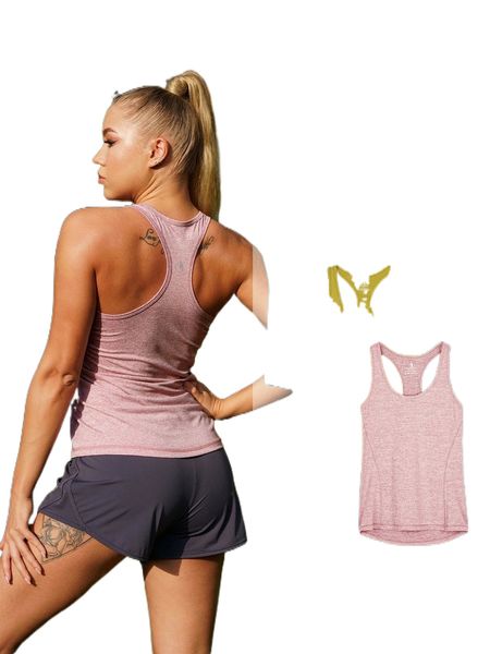 

icyzone 3pack racer back stitch trim sports tank 03me#, Gray
