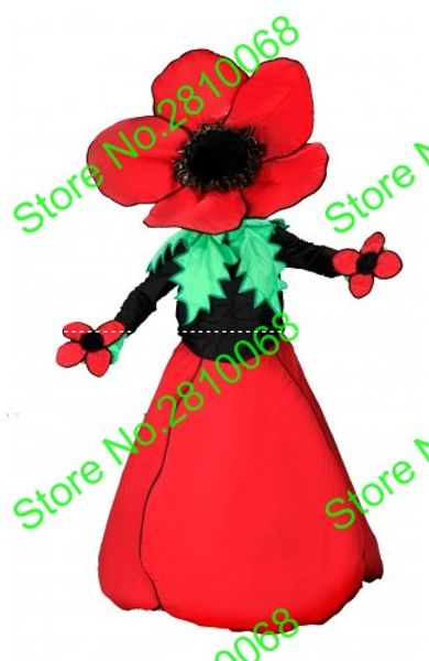 

mascot doll costume custom made eva material wildflowers mascot costume flower cartoon apparel halloween birthday 569, Red;yellow