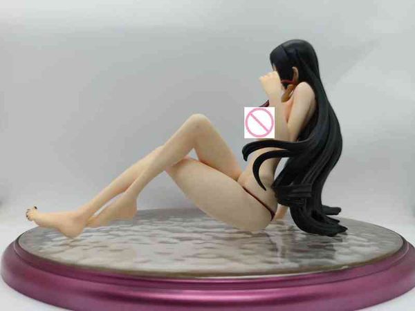 

one piece seven warlords of the sea boa hancock swimsuit girls sitting ver. anime pvc action figure collection model toys