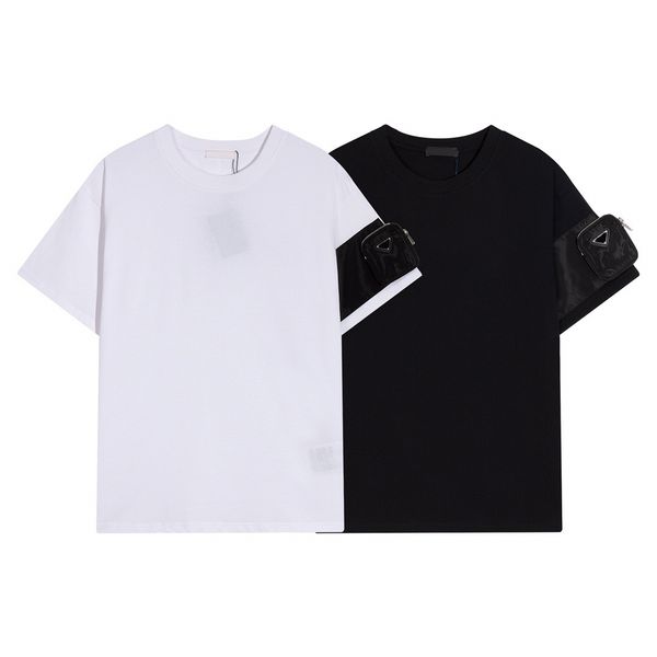 

men's plus tees polos round neck embroidered and printed polar style summer wear with street pure cotton w3t, Black;brown