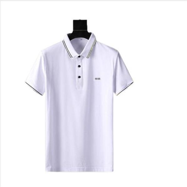 

2022 dropship fashion designer men's polos shirts men short sleeve t-shirt original single lapel shirt jacket sportswear jogging suit #, White;black