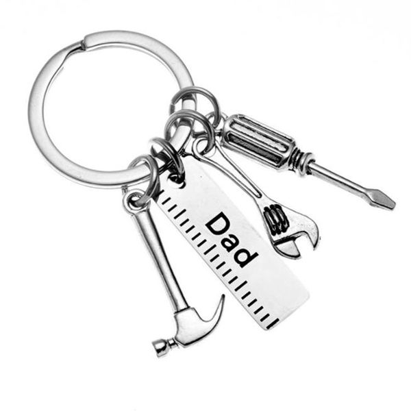 Amazon Keychains de aço inoxidável Chave de fenda Ferramenta Ferramenta Padre Day de Natal Brithday Gift Wholesale