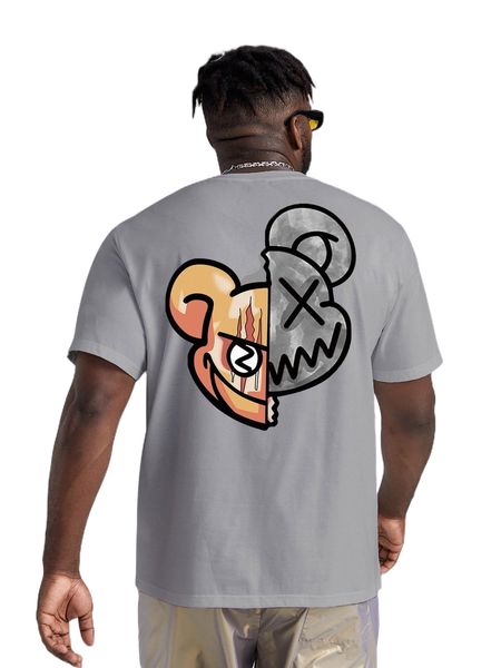 

extended sizes men cartoon graphic tee a7pu#, White;black