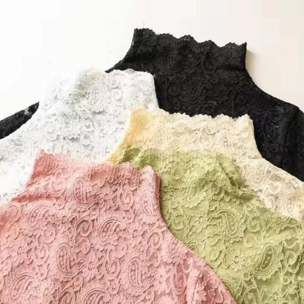 

lace t shirt women long sleeve autumn winter blouse blusas t-shirts vintage, White