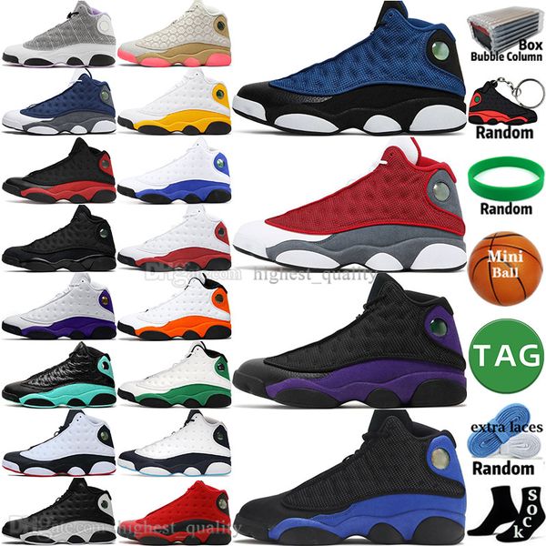 

brave blue red flint bred hyper royal 13 13s mens basketball shoes del sol court purple black cat cap and gown altitude playoffs men sports