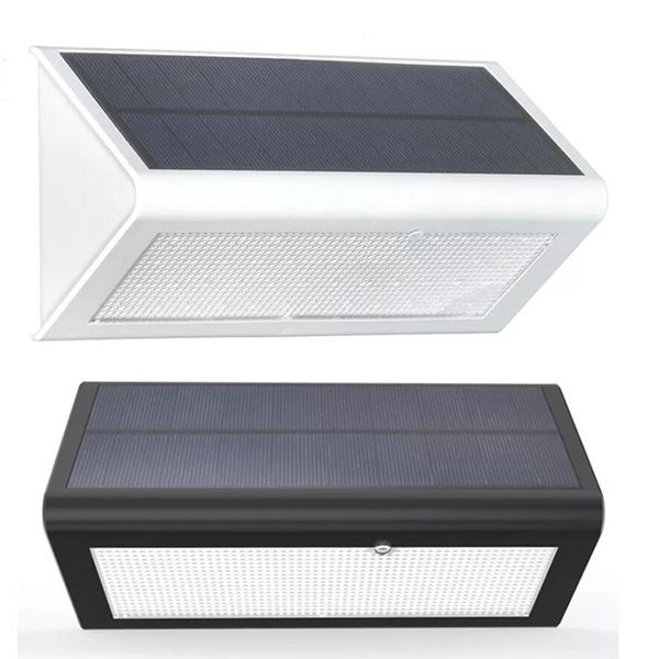 Lâmpadas de parede movidas a energia solar Luzes de radar LED LUZES DE LIGHT GARDEN AO ANTERAÇÃO ABS LUZ ABS 1000LM