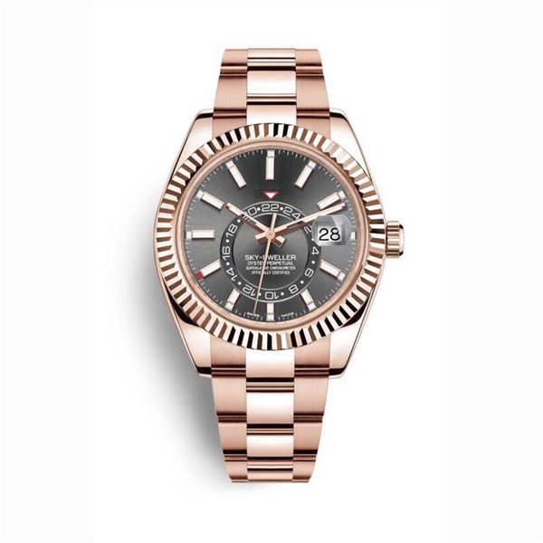 

2022new waterproof watch 42mm datejust mens watch stainless steel strap movement automatic sapphire r mens wristwatch186x, Slivery;brown