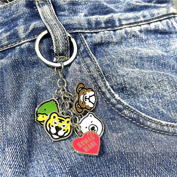 

keychain key chains men women 1 quality keychain pendant 22ss, Silver