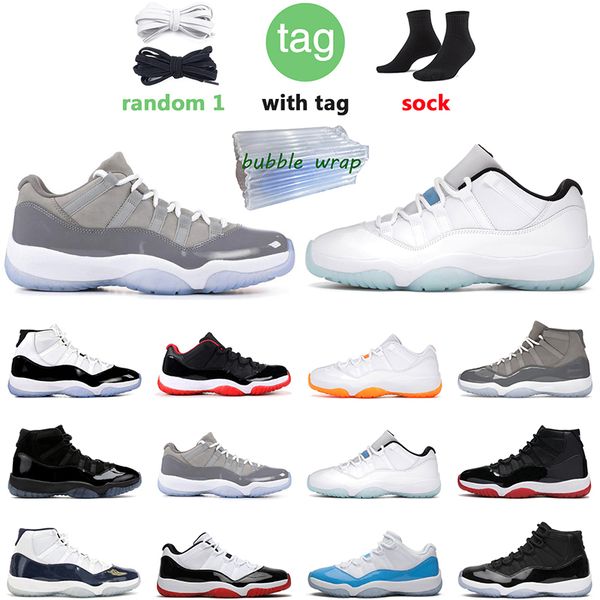 

11s basketball shoes 11 men women gamma blue unc space jam cap and gown concord legend blue cherry bred mens womens trainer sneaker