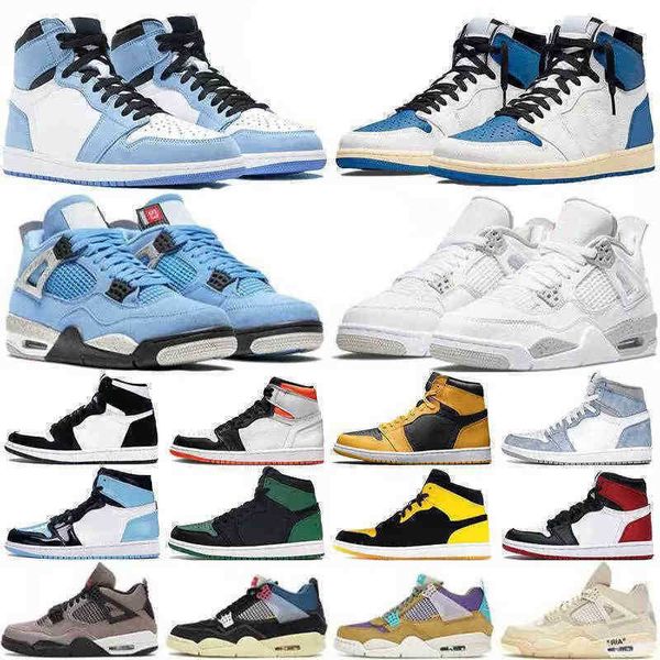 

shoes jumpman 1 1s mens basketball university blue unc hyper royal fragment oreo 4 4s sail obsidian black cat red women man s sports