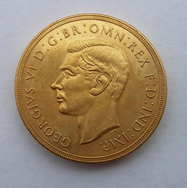 

crafts rare 1937 great britain king george vi proof gold 2 pounds coin promotion factory price nice home accessories silver coins