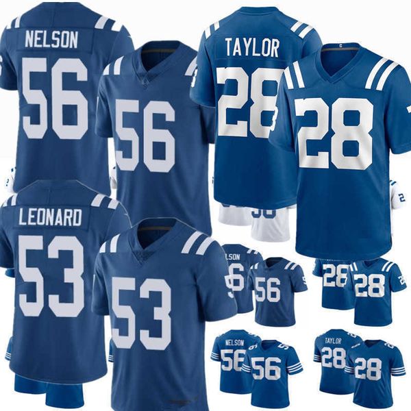

28 jonathan taylor jersey indianapolis''colts''men women youth 2 matt ryan 53 darius leonard 56 quenton nelson 13 t.y. h, Black