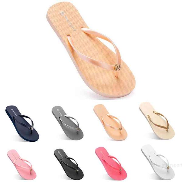 

2022women slippers fashion flip flops beach l indoor slipper triple black pink white lemon green grey blue womens shoes thirteen
