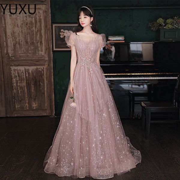 Sparkly voller Pailletten langes Ballkleid Abendkleider Luxus Rosa Rosa Ball Kleid Formale Party Pageant Kleid Sondergann Kleid 2022