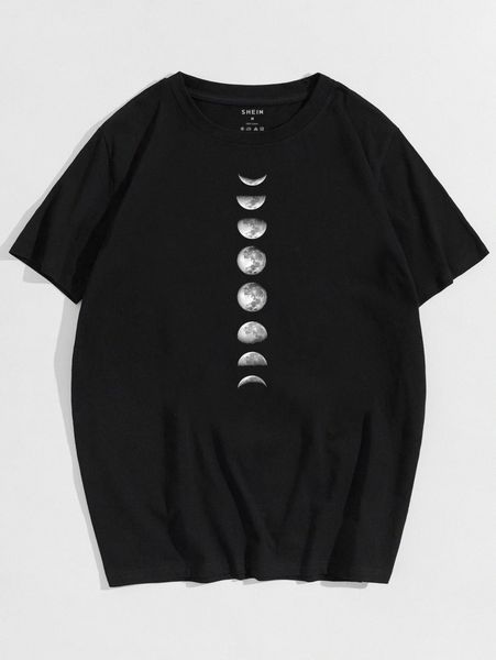 

men planet print tee k2ka#, White;black