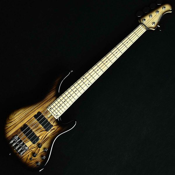 

new bacchus tf5-std ash/m bk-b-bn-mh electric bass guitar