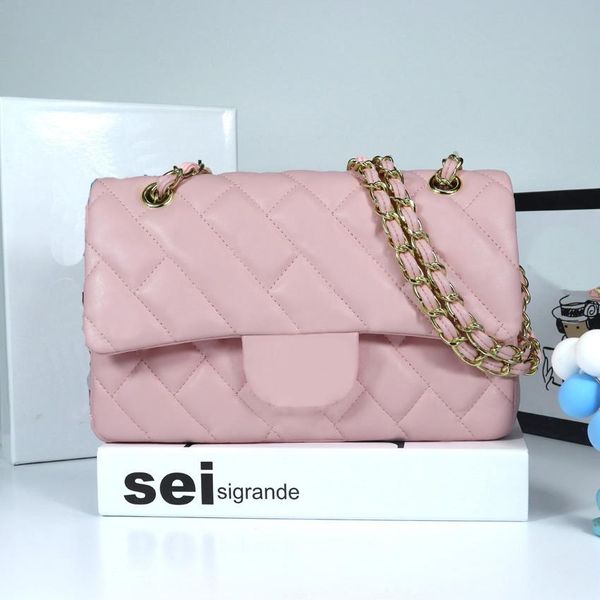 

designer handbag shoulder chain bag clutch flap totes bags wallet check velour thread purse double letters solid hasp waist square2512