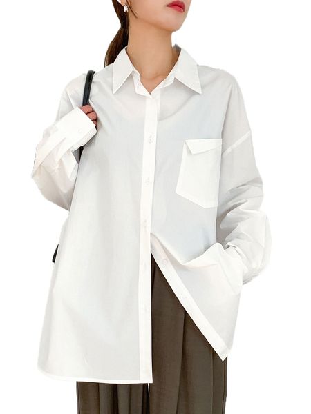 

dazy patched p.ocket d.rop s.houlder b.louse t2ox#, White
