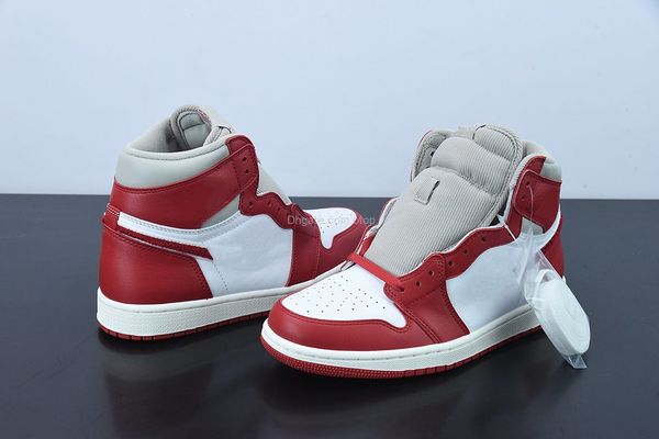 

1 high og varsity red dj4891-061 basketball shoes womens mens size us 4- 11 36-45