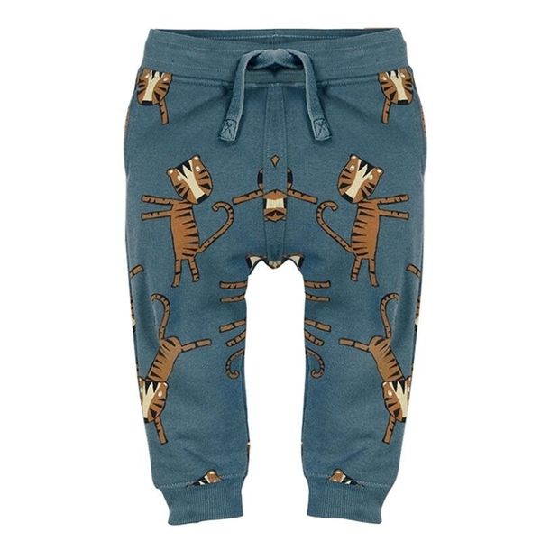 Little maven bambino ragazzo pantaloni per bambini in maglia di cotone elasticizzato bambino ragazzo animale stampa dinosauro pantaloni 11031 LJ201127