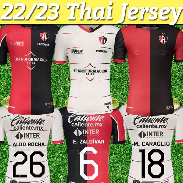 

commorative kit atlas fc liga mx 22 23 soccer jersey home winning special edition julian quinones jeremy marquez gonzalo football shirts 202, Black;yellow