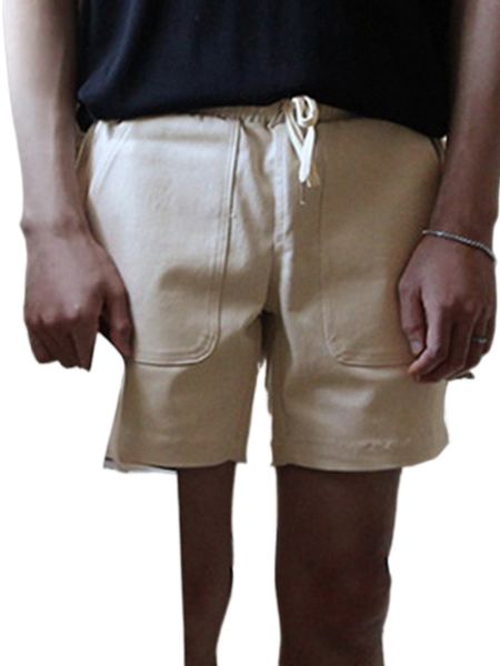 

dazy men drawstring waist straight leg shorts b1ea#, White;black