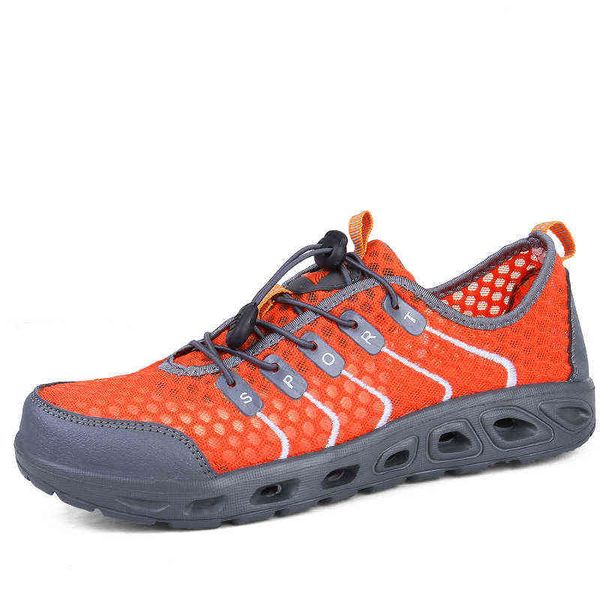 

parent-child outdoor wading upstream shoes men's fast ying beach tide breathable leisure mesh couple, Black