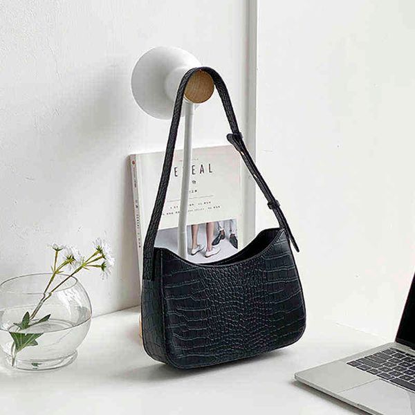 

evening bags woman shoulder for women underarm pu leather designer handbags female soft luxury fashion stone vintage flap women's bag 2