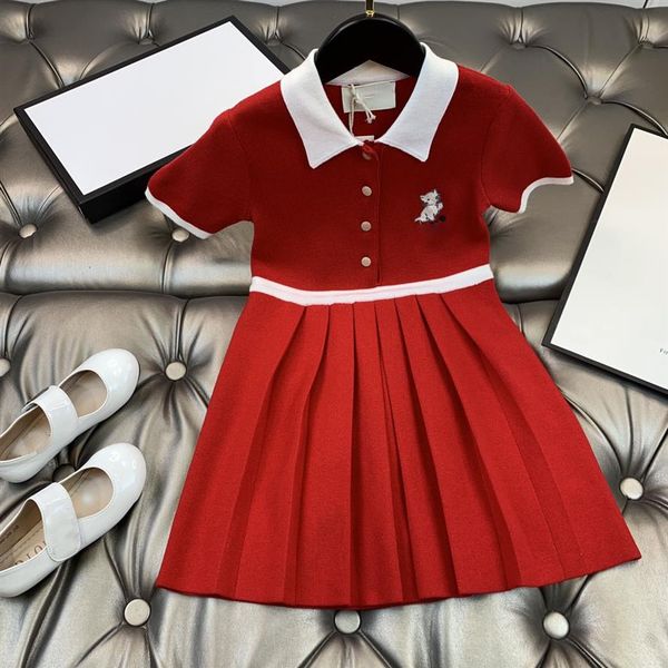 

girls's peincess casual dresses brand designer girl skirt size 90-150273r, Red;yellow