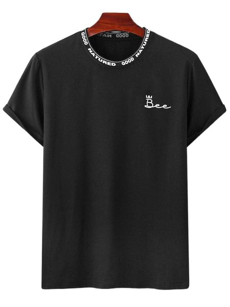 

men crown & letter graphic tee k3ju#, White;black