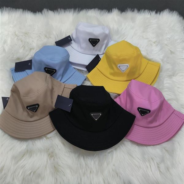 

21ss 15 styles summer bucket hat wide brim hats letters cartoon print women men fashion classic charm nylon autumn spring fisherma284u, Blue;gray