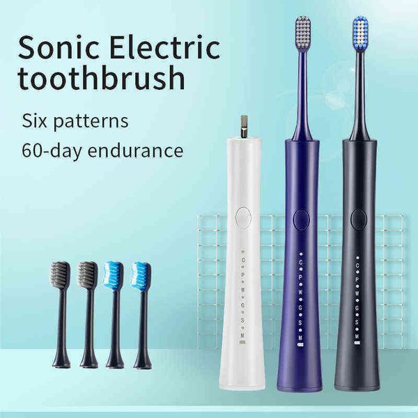 

toothbrush sonic electric ntes brush timer ipx7 waterproof dwater water 6 modes usb rechargeable charger s 0315