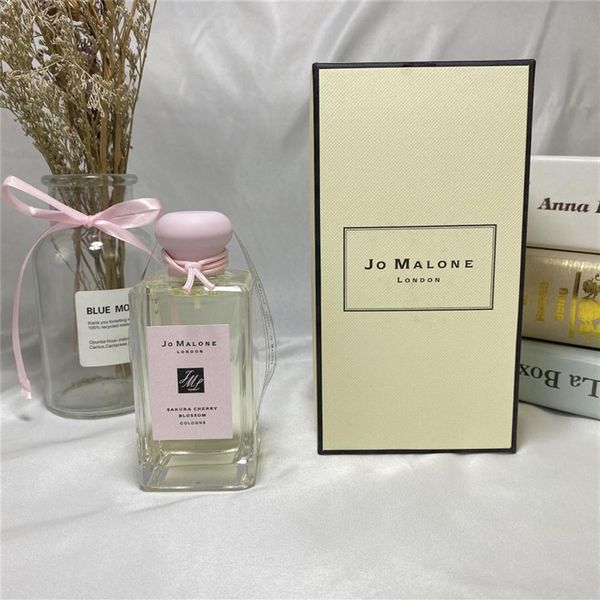 

famous jo malone london perfume 100ml sakura cherry blossom cologne perfumes fragrances for men women3068