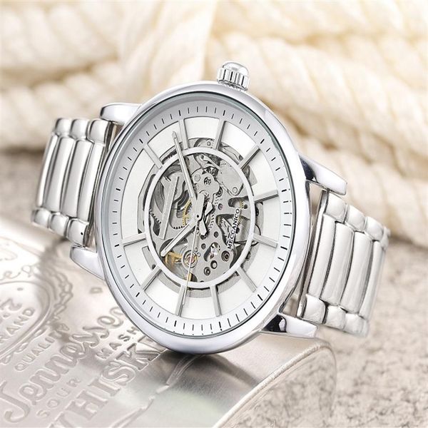 

2021 luxury mens watches waterproof mechanical watch designer wristwatches brand steel strap casual sports st261r, Slivery;brown