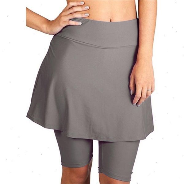 

fashion quickly dry tennis leggings golf skort active swim swimwear bikini bottom sport running dance safety skirt dress trousers women, Black