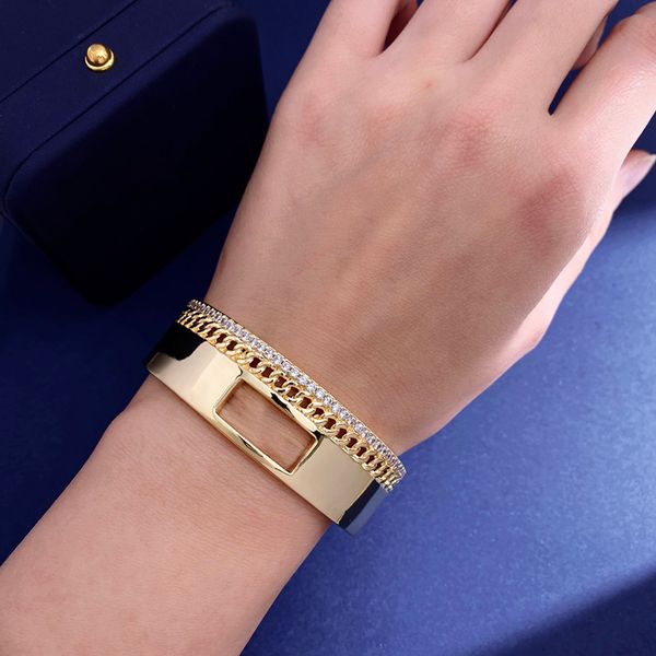 

designer bangle gold open bracelets women love bracelets luxurys designers bracelet letter bangles for mens charms fashion jewelry d2206104z, Black