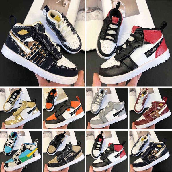 

2021 kids low basketball girls boys shoes baby black orange red terracotta youth cute gift sneakers sports running sneakers