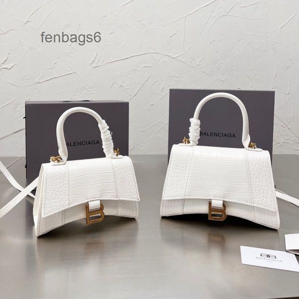 

bag balencaigbag handbags bags 2022 designer handbag hourglass crocodile one shoulder messenger 04qj
