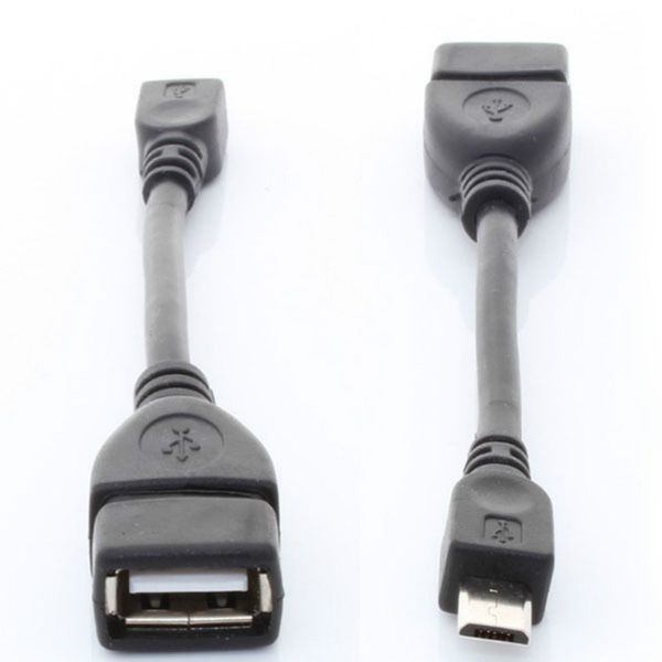 Micro B Male to USB 2.0 Адаптер кабеля разъема для преобразователя хоста OTG для Android Phone U Disk Mouse