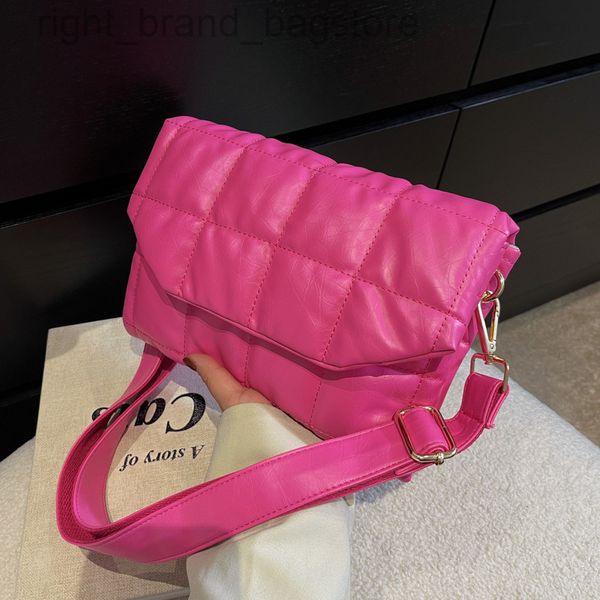 

designer down padded shoulder bag 2022 fashion quilting women crossbody bag female small square tote purse pad handbags clutch w220813