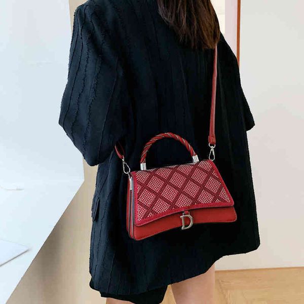 

2022 new designer handbags fashion one shoulder stripe diagonal cross foreign style