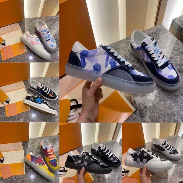 Scarpe da uomo in pelle di alta qualità italiana e scarpe da donna piatte in morbida pelle goffrata pizzo fatto a mano multicolor plaid fashion home walking coach sneakers