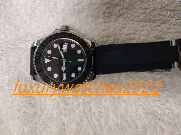 

luxury super quality watch bp factory manufactures automatic men's watches 116655 226659 40mm ym 2813 movement rubber watch band sellin, Slivery;brown