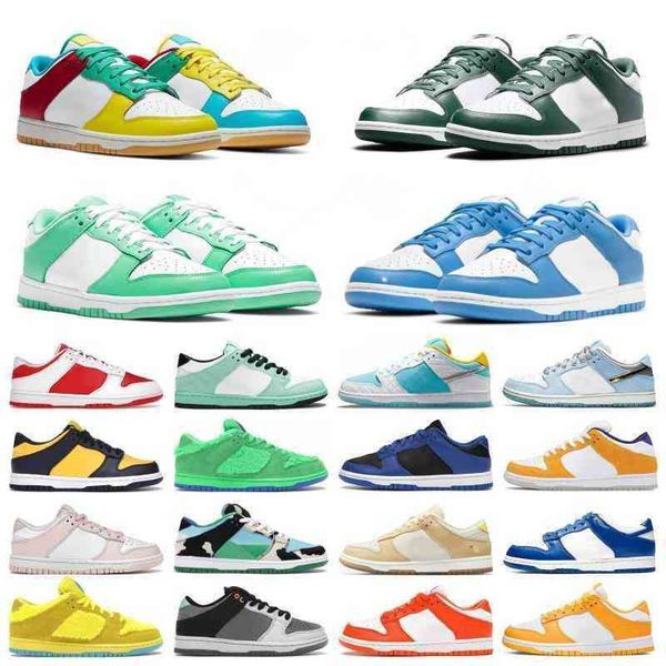 

dr shoes dunks low with boxes running men women sneakers white blac, Black