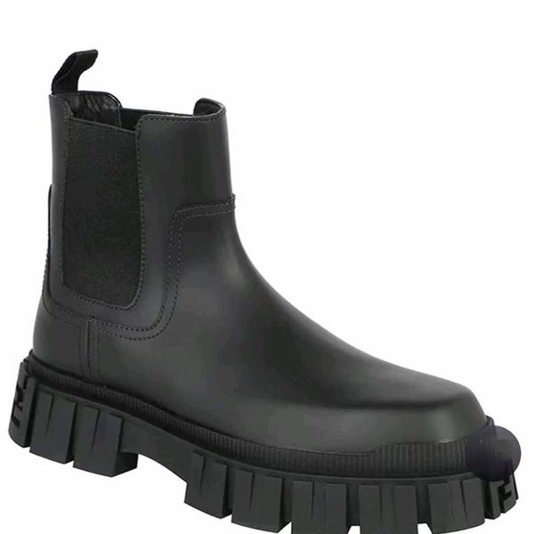 

luxury designer force boots black leather shoes ankle boots chelsea boot match booties with dust bag ll8