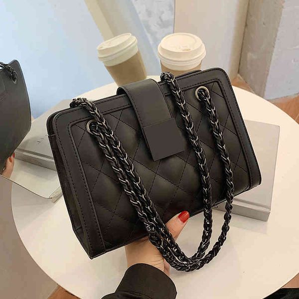 

2022 embroidered thread small bag women's popular new fashion versatile single shoulder net red chain messenger crossbody shoulder bags